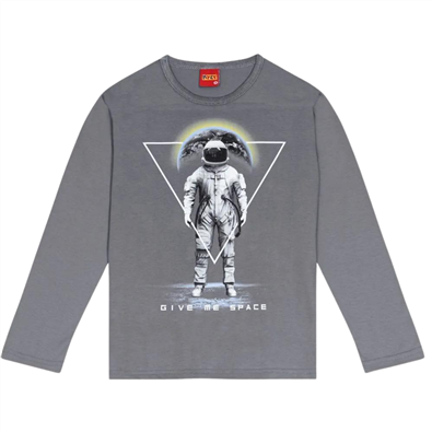 Camiseta Infantil Masculina Astronalta Inverno