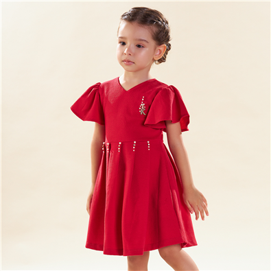 Vestido Infantil Feminino Vermelho