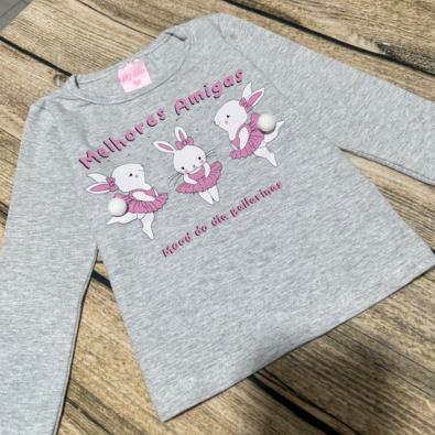 Blusinha Manga Longa Infantil