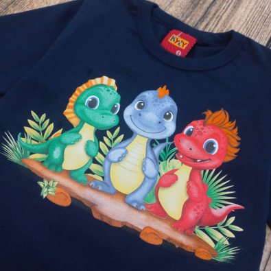 Camiseta Infantil Masculina Inverno