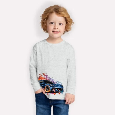Camiseta Infantil Masculina Inverno