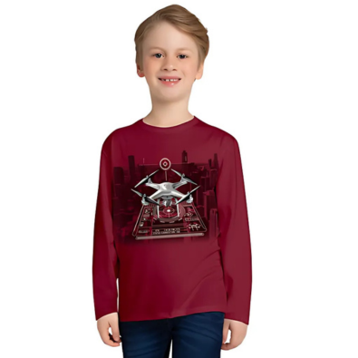 Camiseta Infantil Masculina Inverno