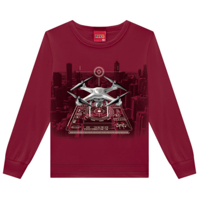 Camiseta Infantil Masculina Inverno