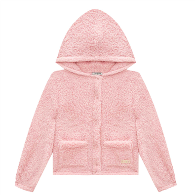 Casaco Teddy Infantil Feminino Inverno