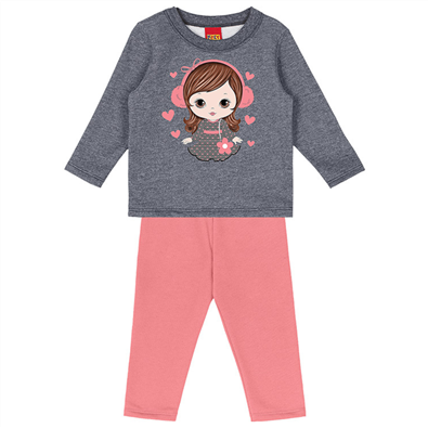 Conjunto Infantil Feminino Beb