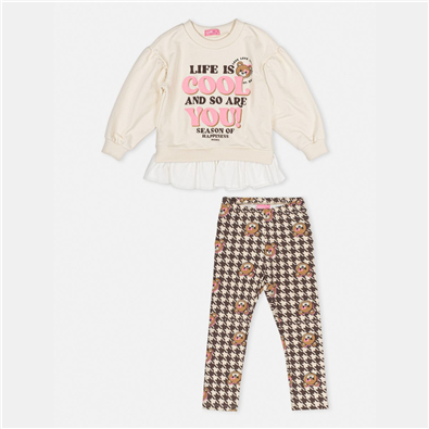 Conjunto Infantil Feminino Casaco e Legging Cool