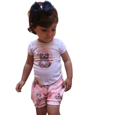 Conjunto Infantil Feminino de Vero