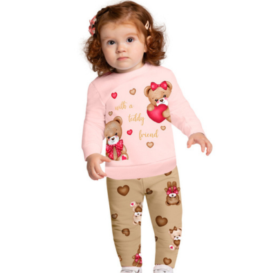 Conjunto Infantil Feminino Inverno