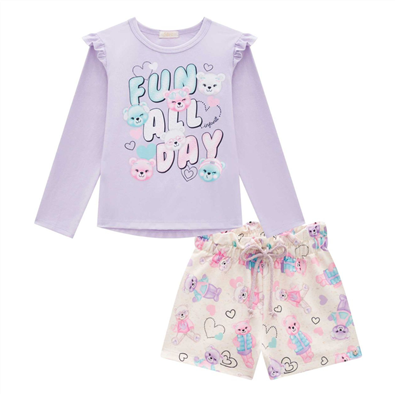 Conjunto Infantil Feminino Inverno