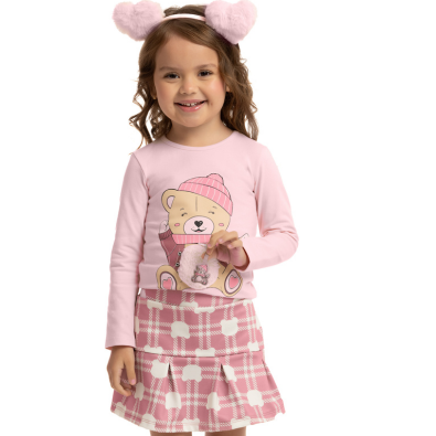 Conjunto Infantil Feminino Meia Estao