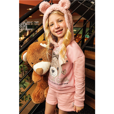 Conjunto  Infantil Feminino Teddy Club