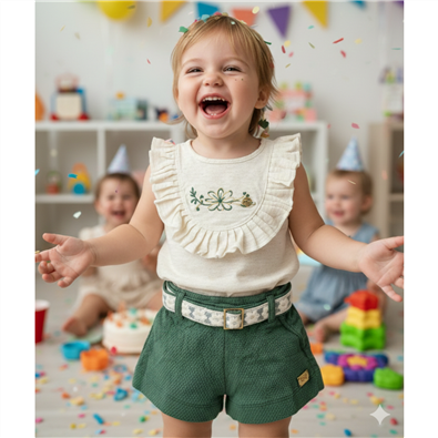 Conjunto Infantil Feminino Ver�o