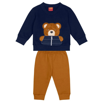 Conjunto Infantil Masculino Bordado Inverno