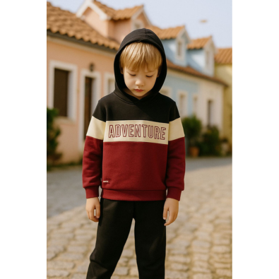 Conjunto Infantil Masculino de Moletom Inverno