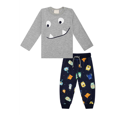 Conjunto Infantil Masculino Monstrinhos