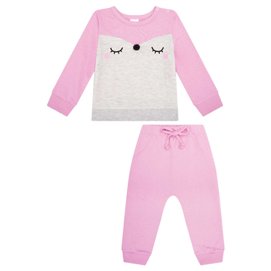 Conjunto Moletom Infantil Feminino