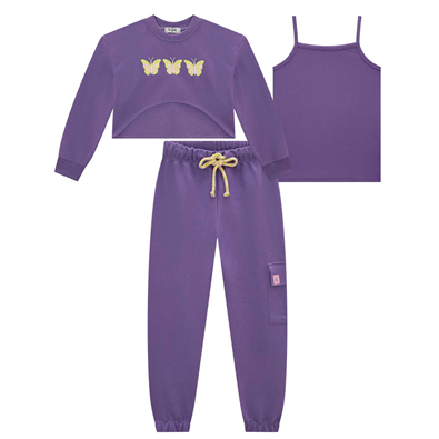 Conjunto Moletom Infantil Feminino