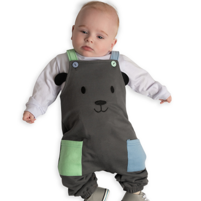 Jardineira Infantil Masculina Inverno