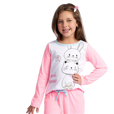 Pijama Infantil Feminino Inverno