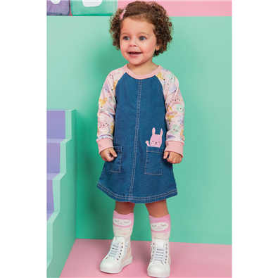 Vestido Infantil Feminino Beb