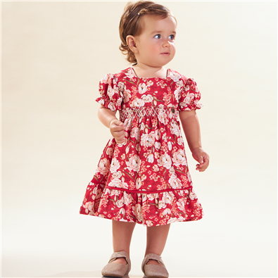 Vestido Infantil Feminino Bebe Estampado