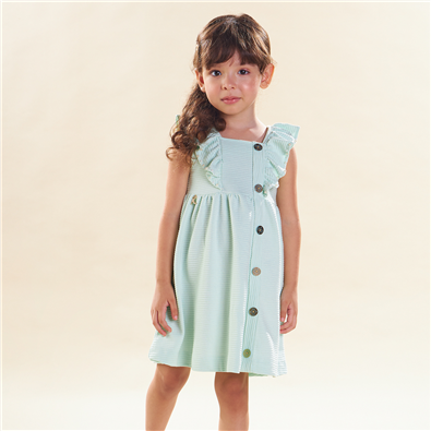 Vestido Infantil Feminino de Malha