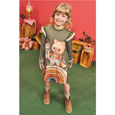 Vestido Infantil Feminino Inverno