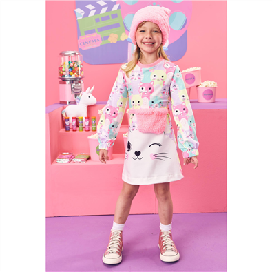 Vestido Infantil Feminino Inverno