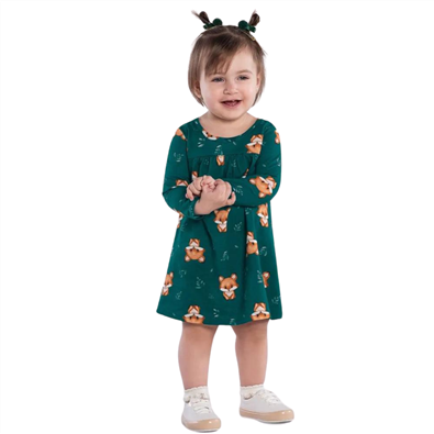 Vestido infantil Feminino Iverno