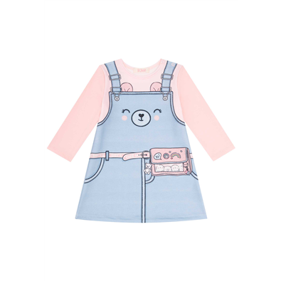 Vestido Infantil Feminino Manga Longa