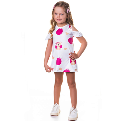 Vestido Infantil Feminino Vero