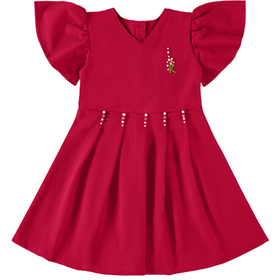 Vestido Infantil Feminino Vermelho